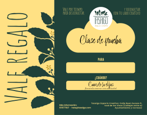vale regalo Tasaigo